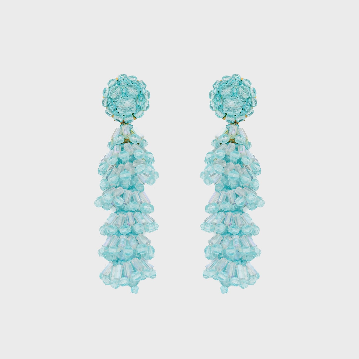 Paire de Clips en Perle Bleues Azur Coppola e Toppo