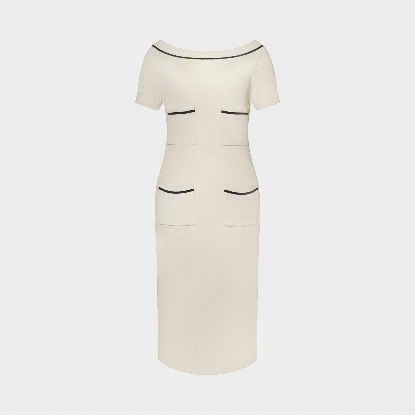 Robe en Maille Chanel SS 1985 par Karl Lagerfeld