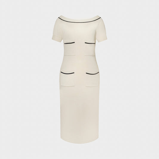 Robe en Maille Chanel SS 1985 par Karl Lagerfeld