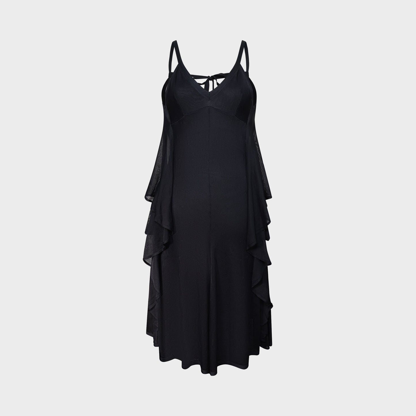Robe Maille Noir Chanel SS 2009 par Karl Lagerfeld