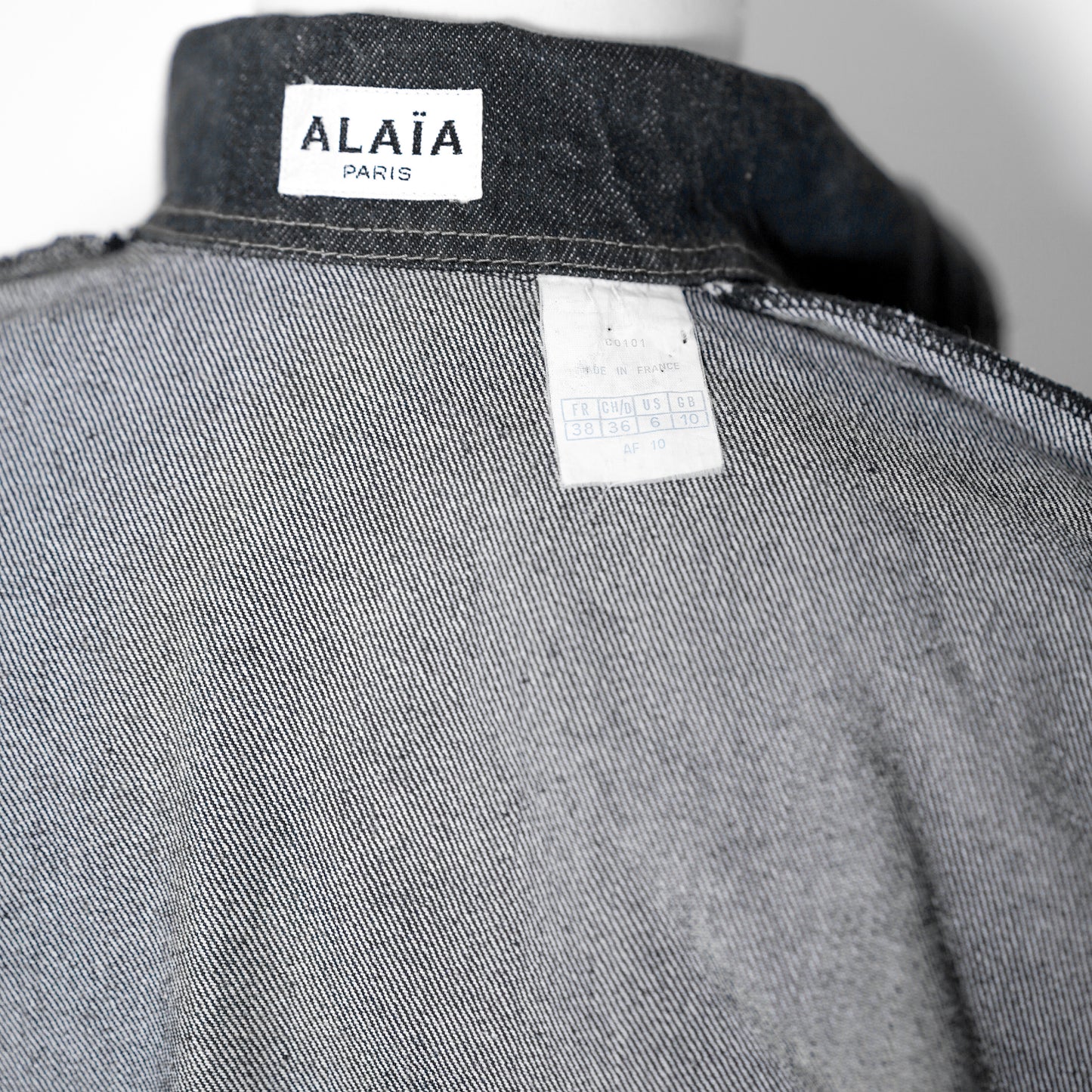 Robe Denim SS 1986 par Azzedine Alaia