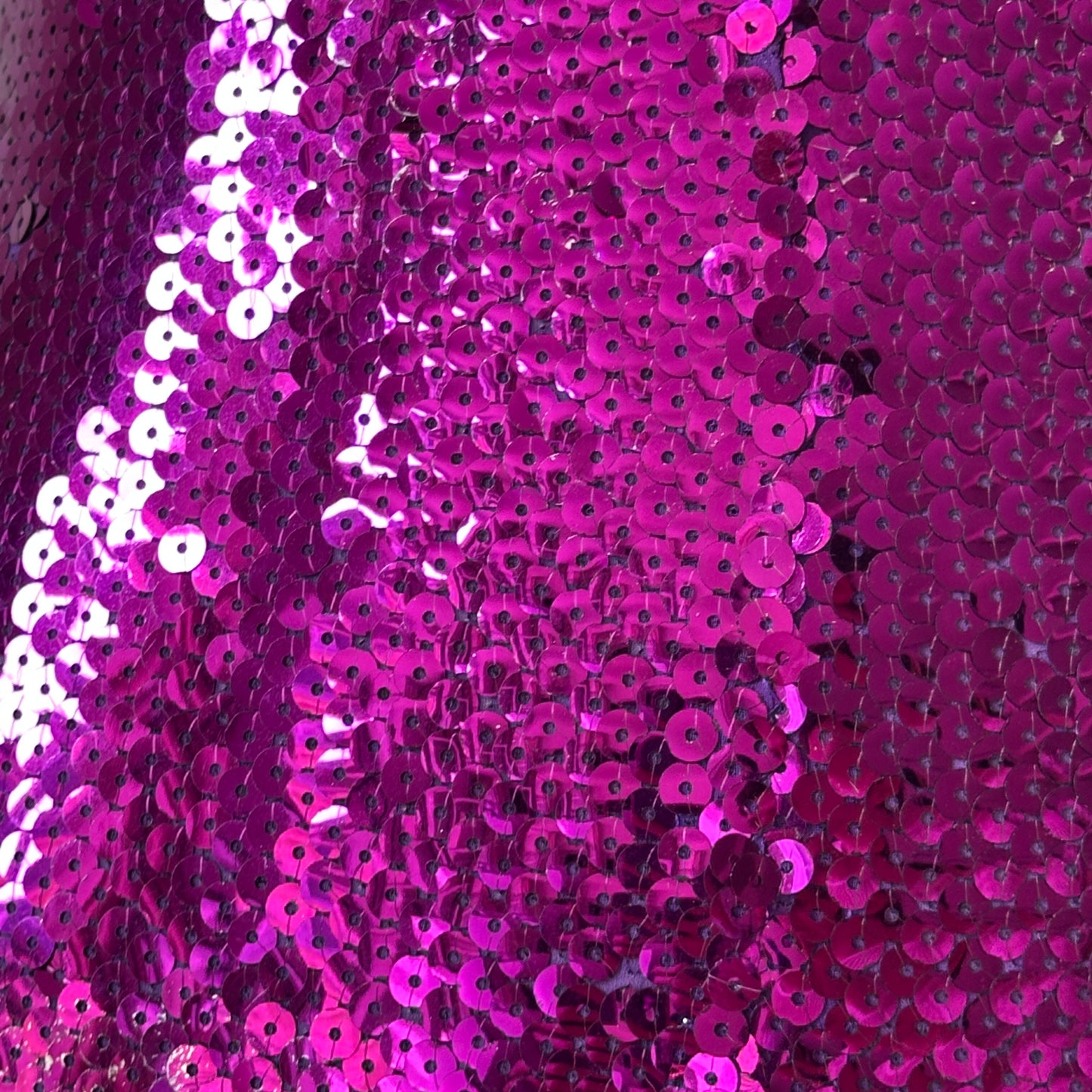 Robe brodée Fuchsia 1976 par Loris Azzaro