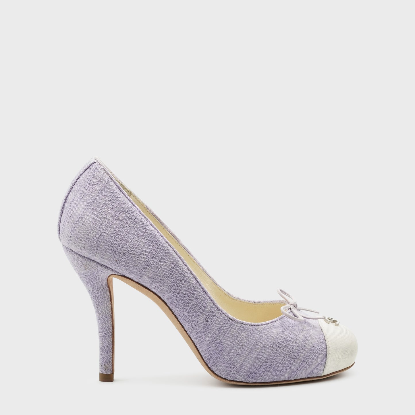 Escarpin tweed Lila Chanel 2000 par Karl Lagerfeld