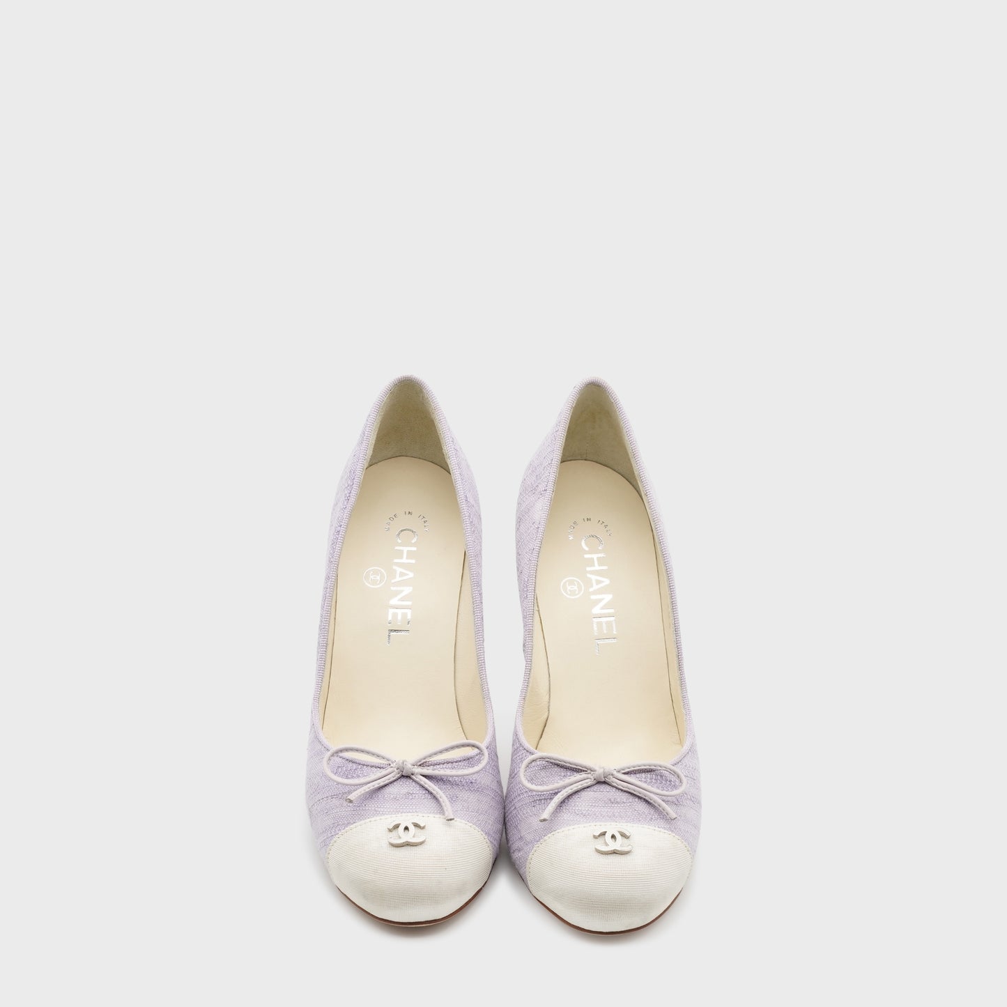 Escarpin tweed Lila Chanel 2000 par Karl Lagerfeld