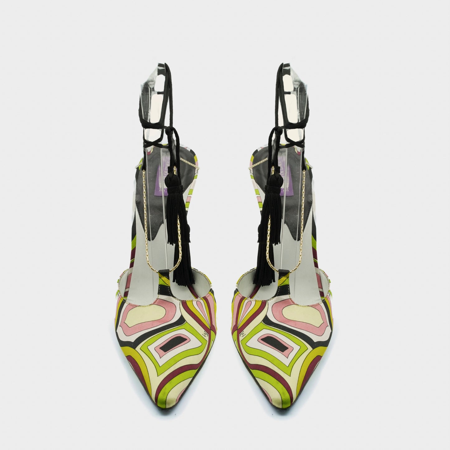 Escarpin Soie Emilio Pucci 2000 par Christian Lacroix
