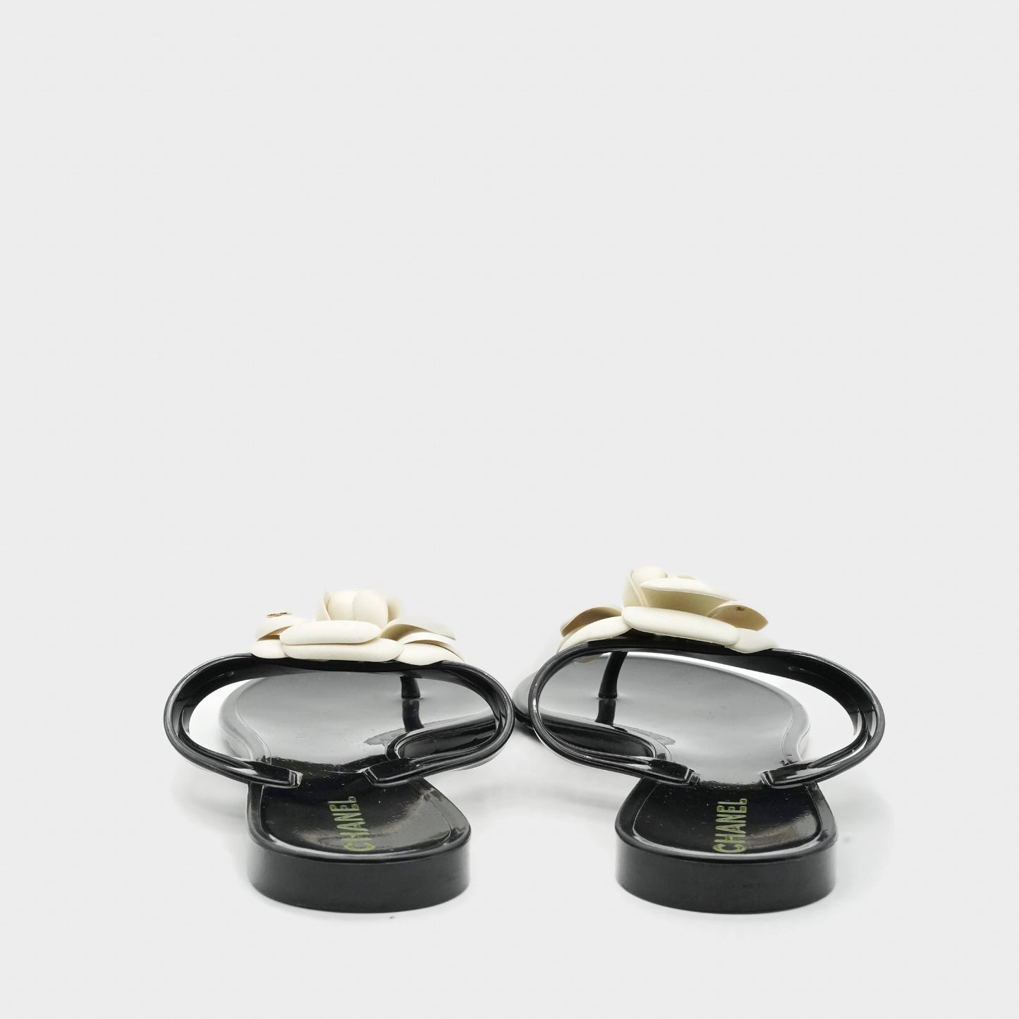 Sandales Noir Chanel 2010 par Karl Lagerfeld