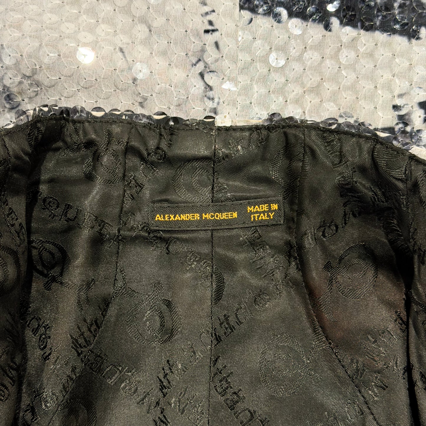 Portrait Sequin Jacket "Romanov" Alexander Mcqueen FW 1998