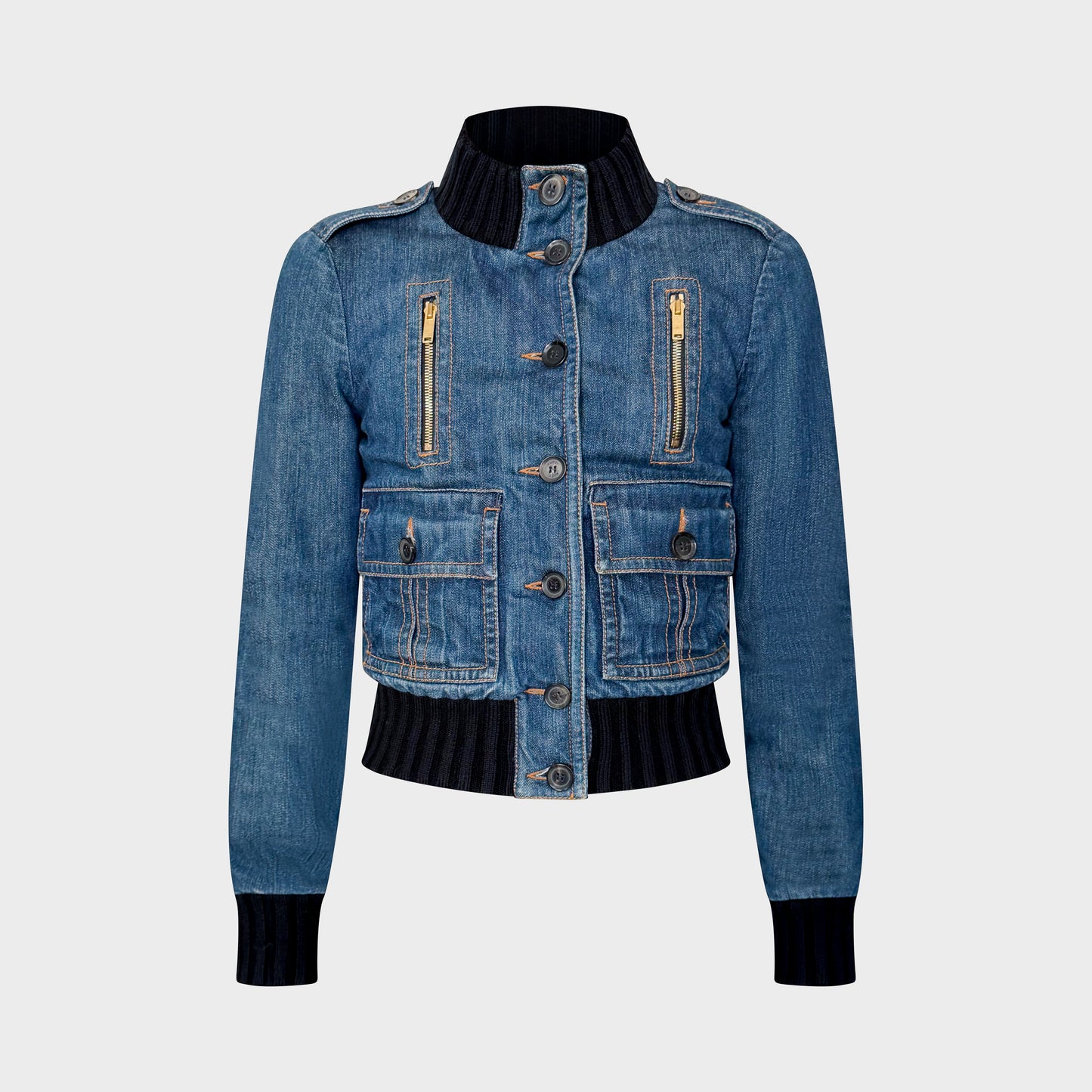 Denim Bomber Jacket Gucci Resort 2006 by Frida Giannini