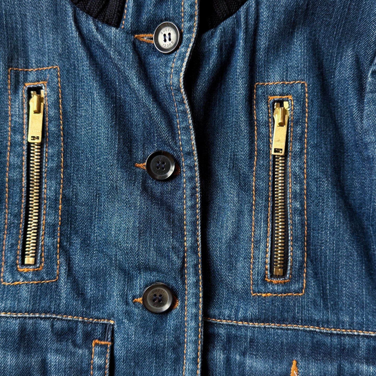 Denim Bomber Jacket Gucci Resort 2006 by Frida Giannini