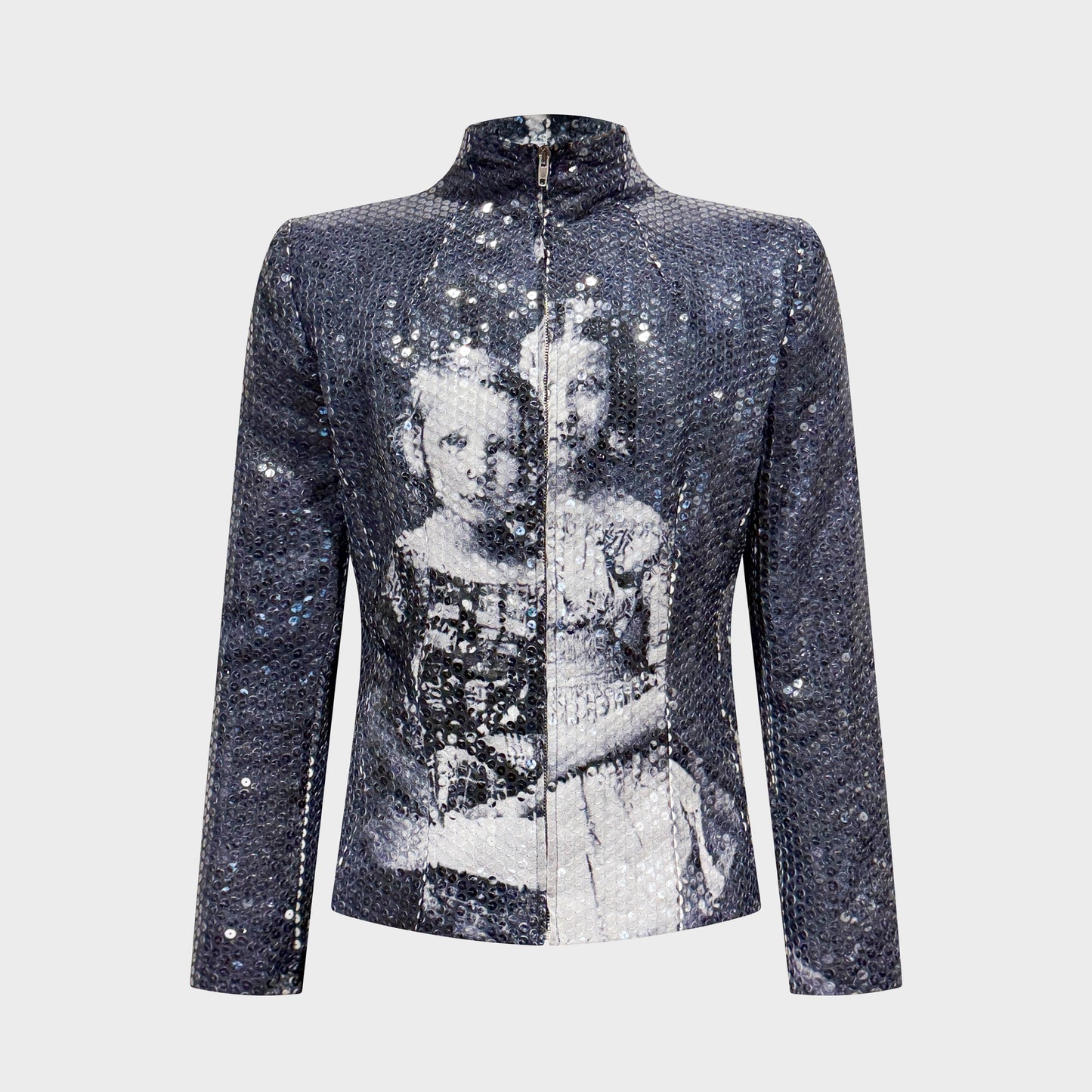 Portrait Sequin Jacket "Romanov" Alexander Mcqueen FW 1998