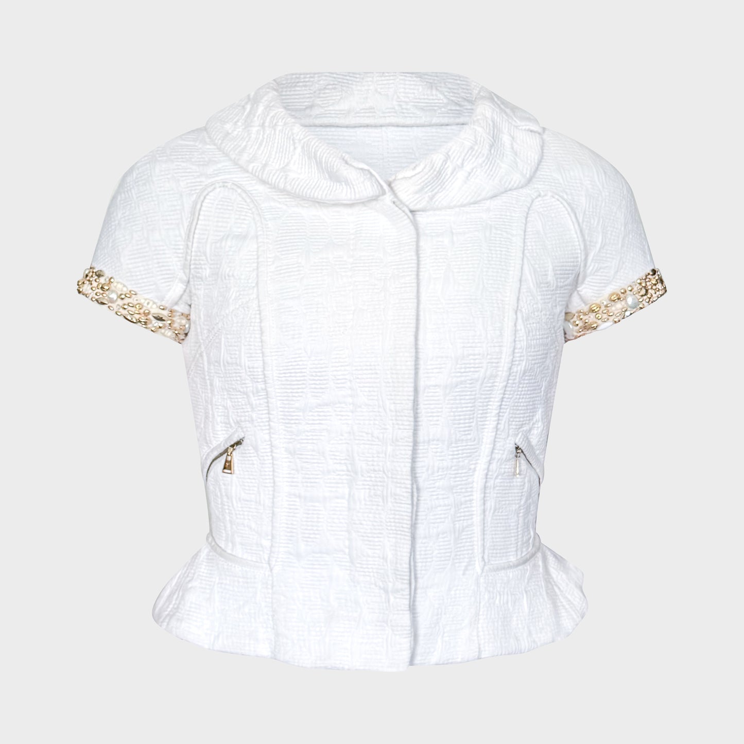 Embellished Peplum Jacket Louis Vuitton SS 2003 by Marc Jacobs