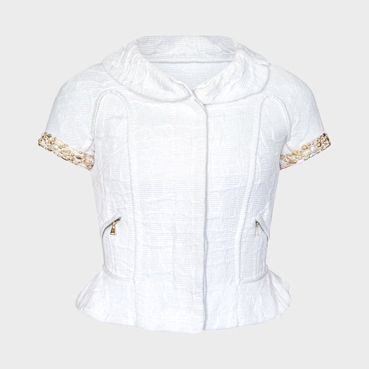 Embellished Peplum Jacket Louis Vuitton SS 2003 by Marc Jacobs