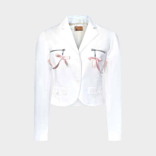 Satin Bow Cropped Jacket John Galliano SS 2006