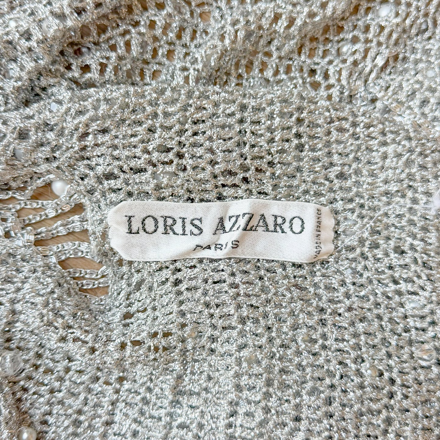 Chained Silver Top Loris Azzaro 1971