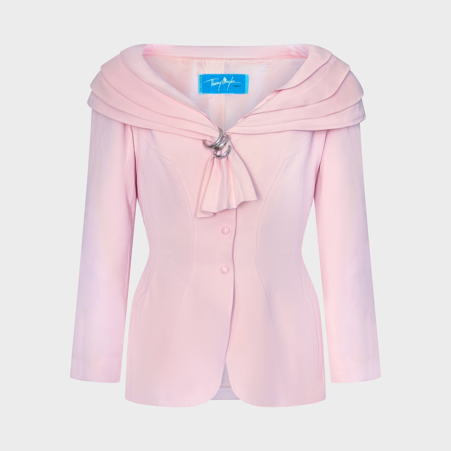 Pink Crepe Jacket Thierry Mugler 1990