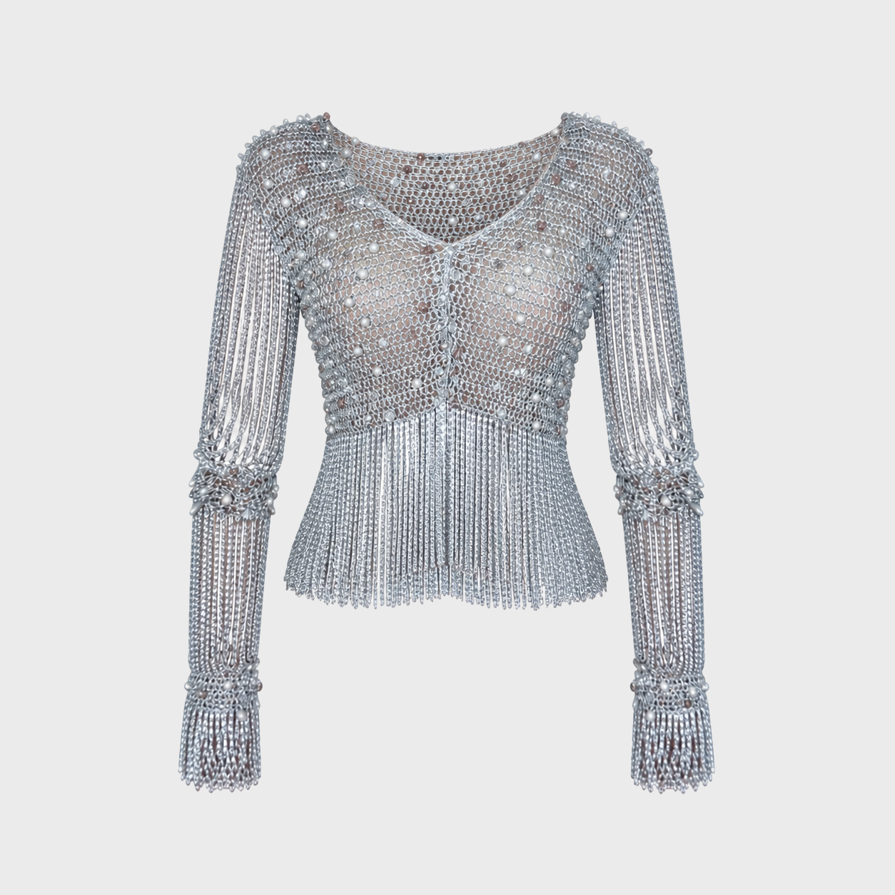 Chained Silver Top Loris Azzaro 1971