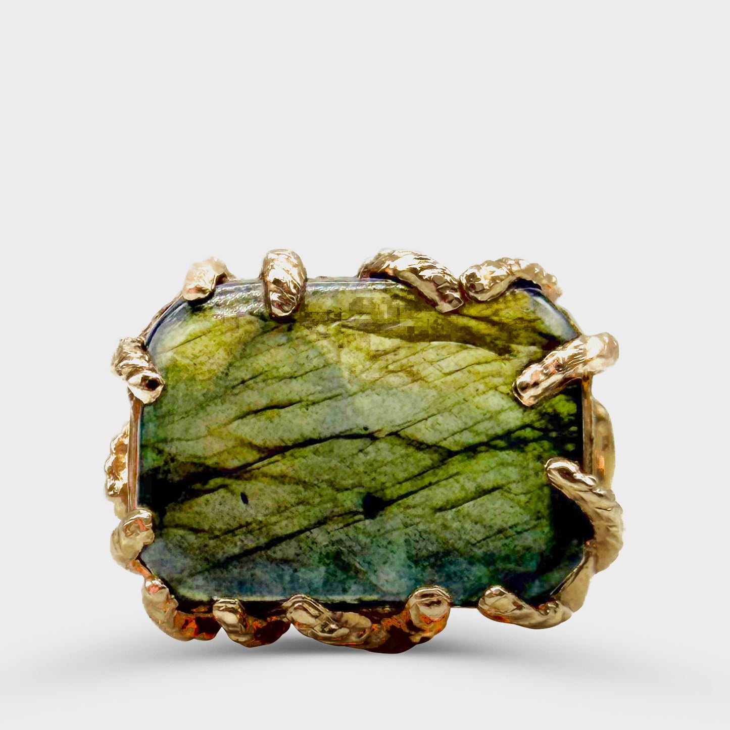 Malachite Ring Christian Lacroix 1990