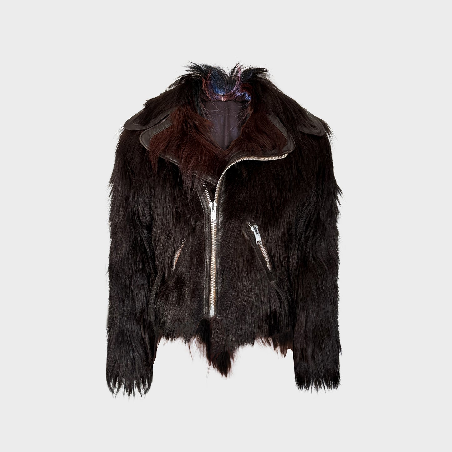 Gorilla Fur Biker Jacket Christian Dior FW 1969