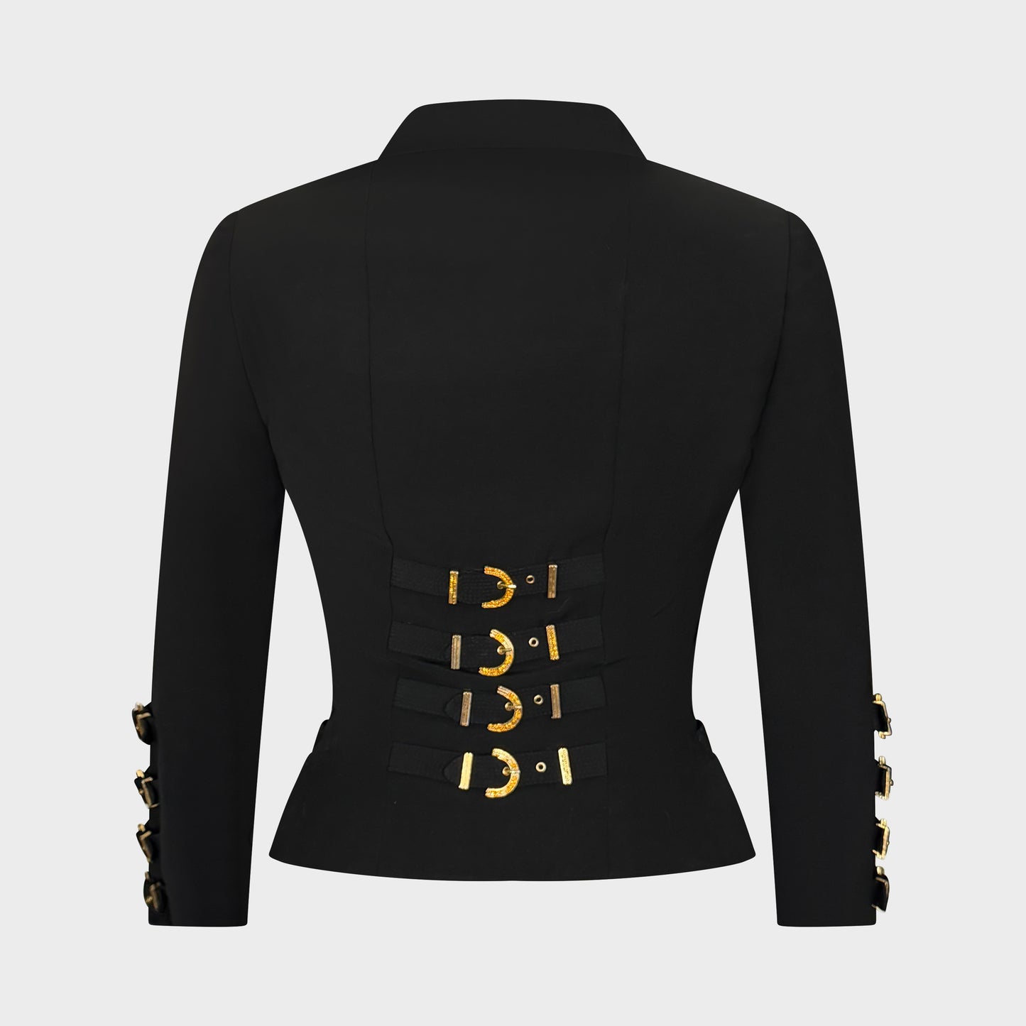 Black "Bondage" Jacket Atelier Versace FW 1992