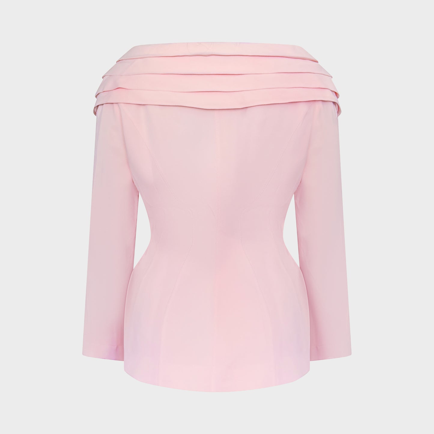Pink Crepe Jacket Thierry Mugler 1990