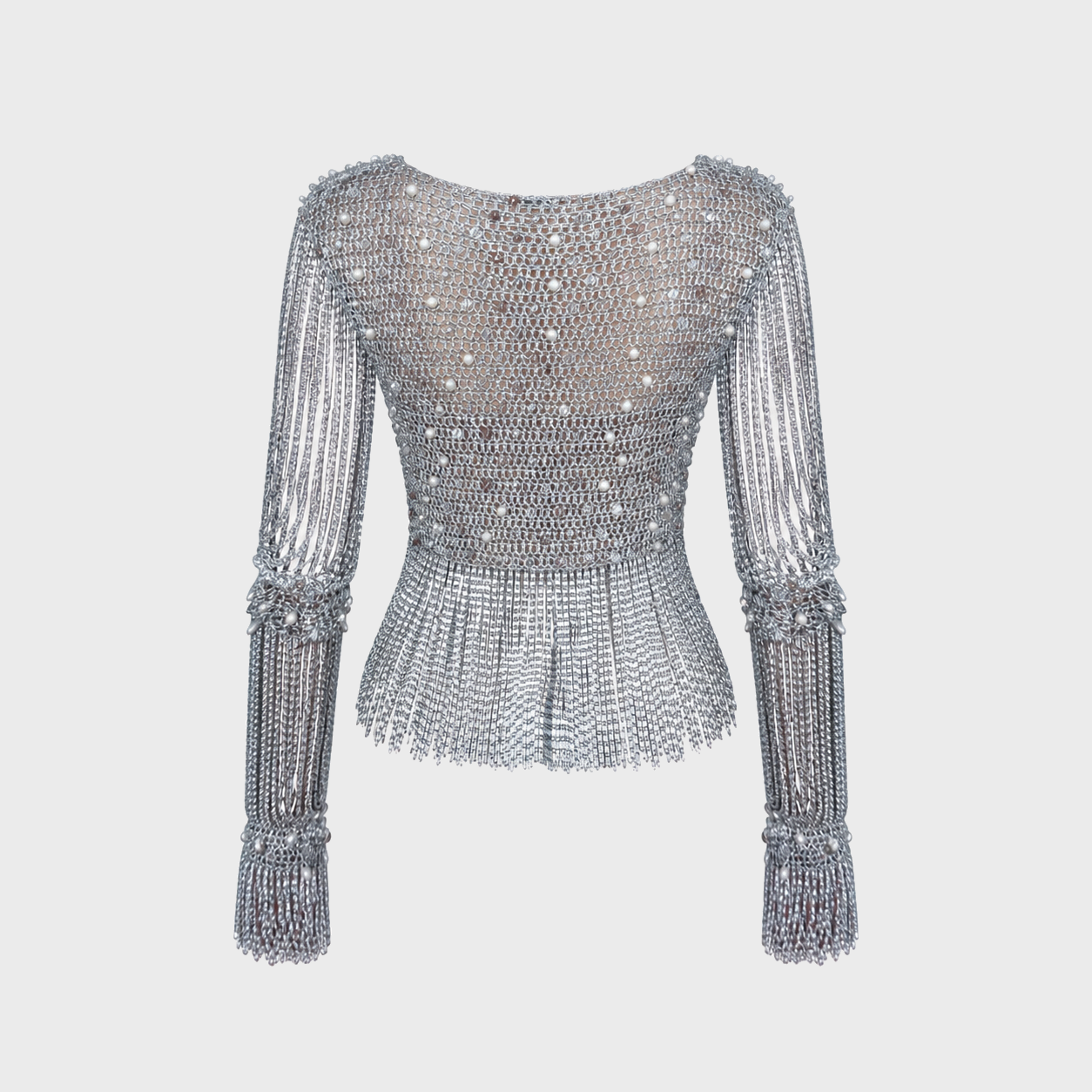 Chained Silver Top Loris Azzaro 1971