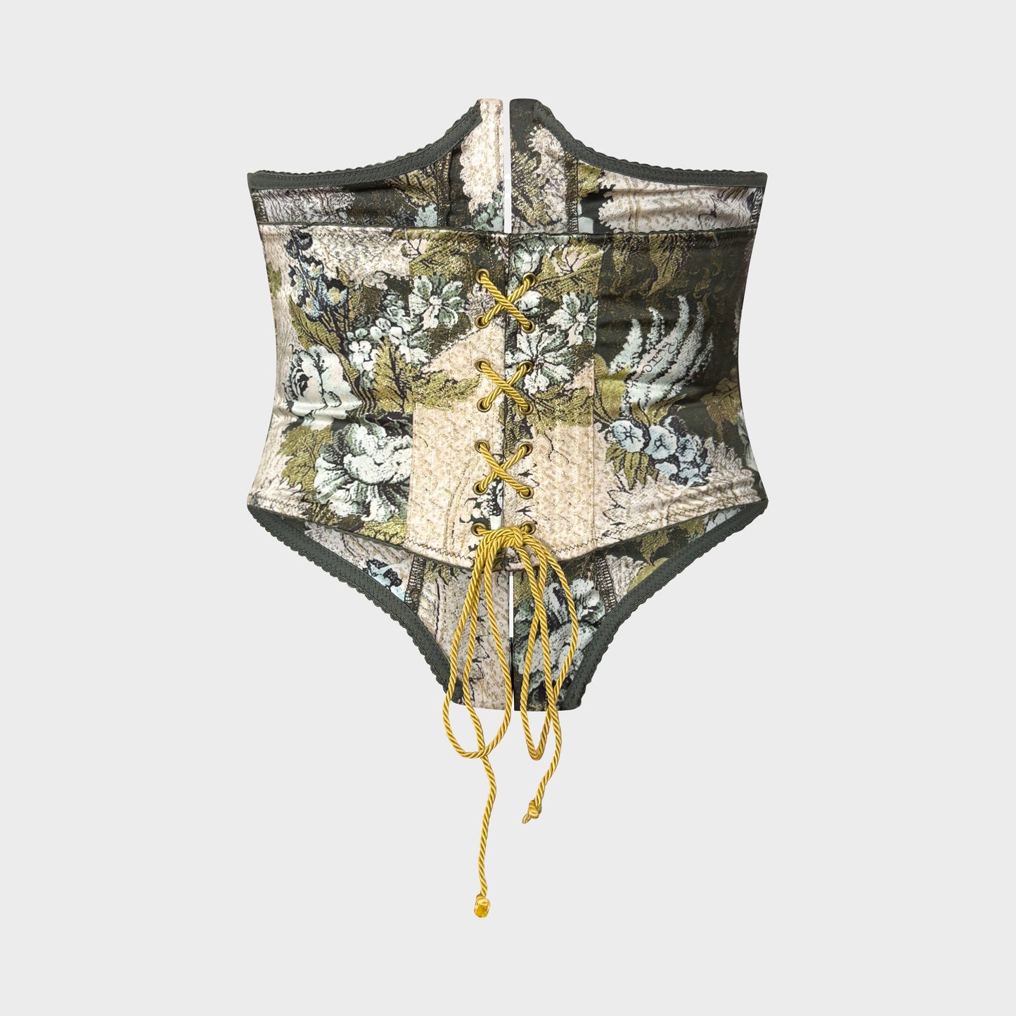Green Forest Corset Roberto Cavalli FW 2001