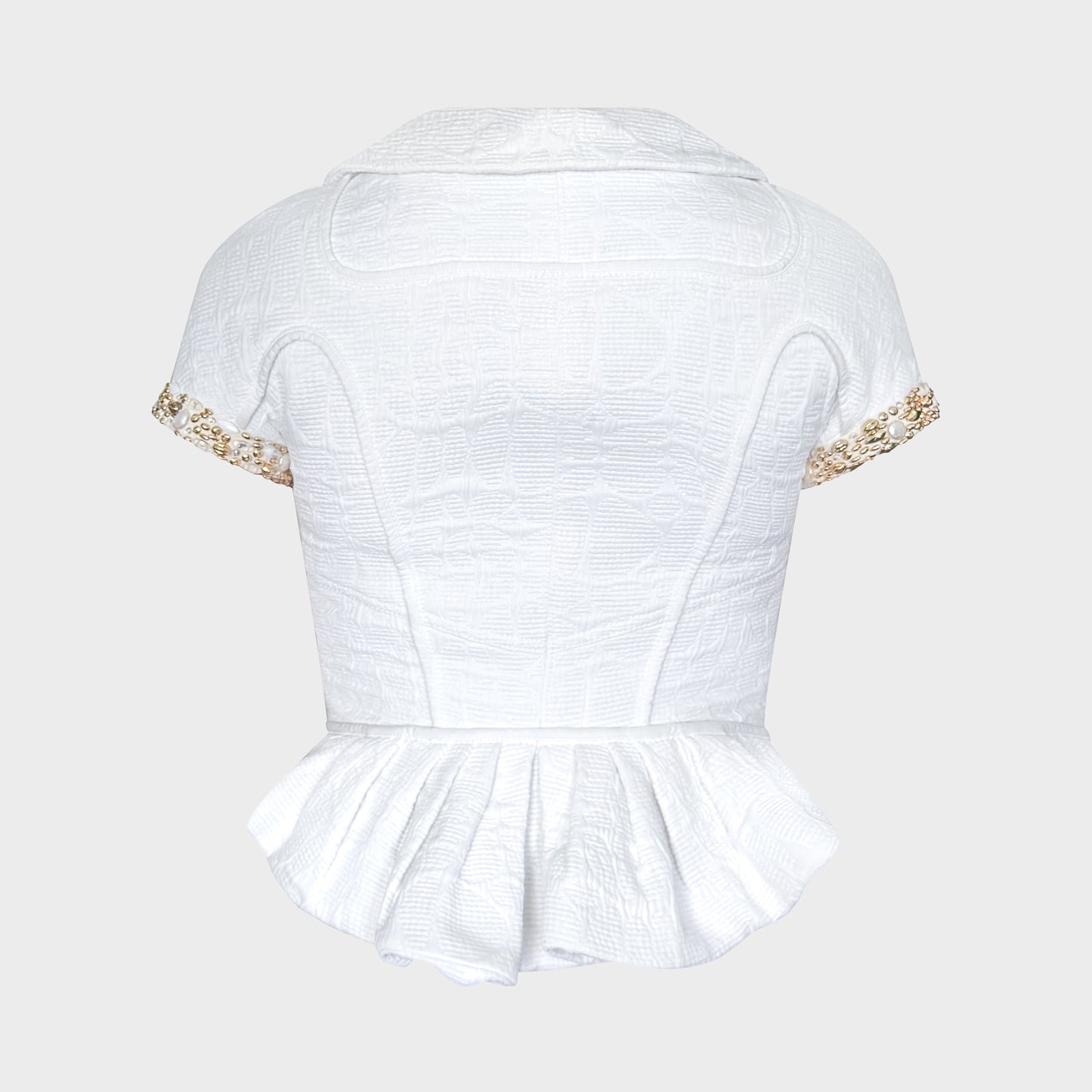 Embellished Peplum Jacket Louis Vuitton SS 2003 by Marc Jacobs
