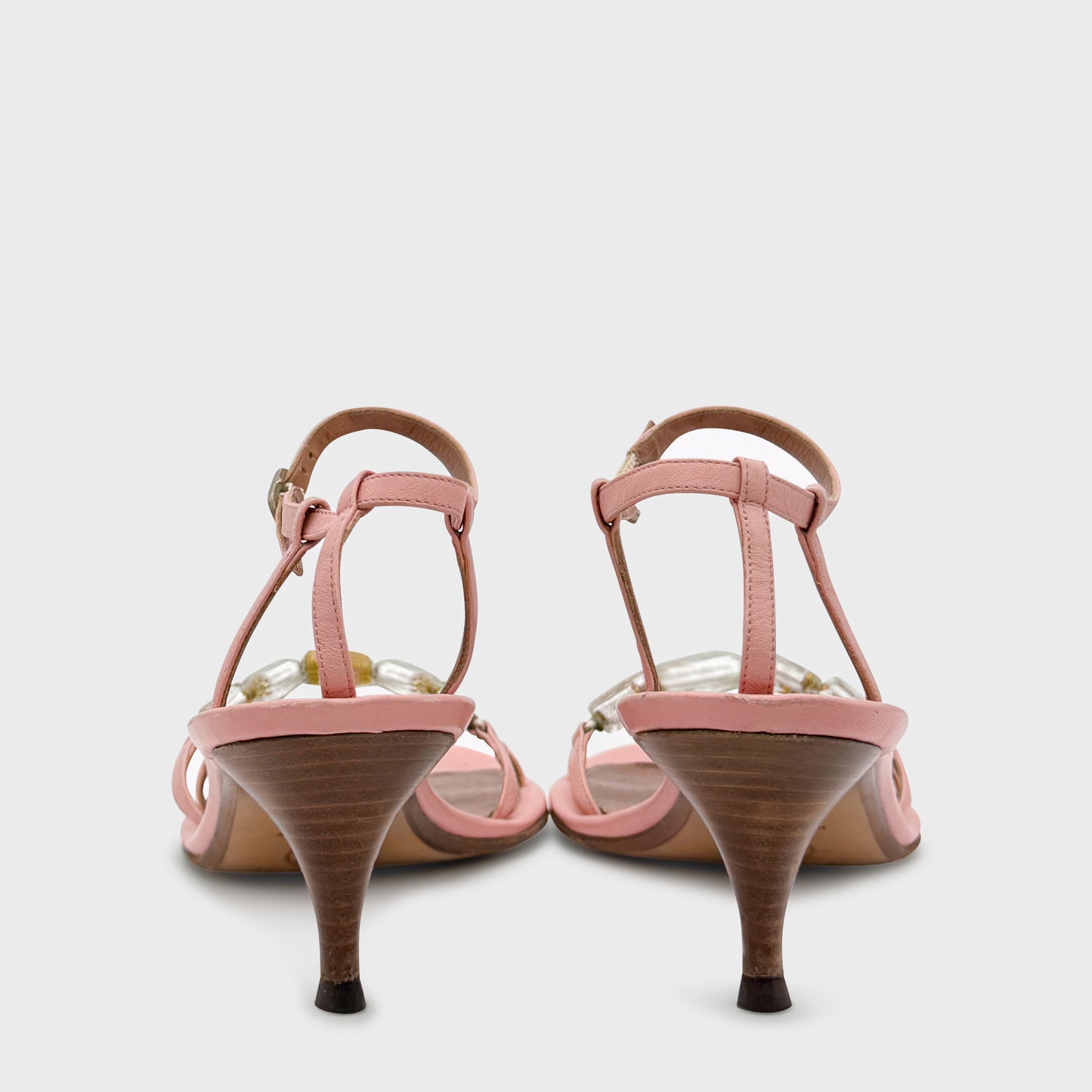 Sandales Rose Chanel 2000 par Karl Lagerfeld
