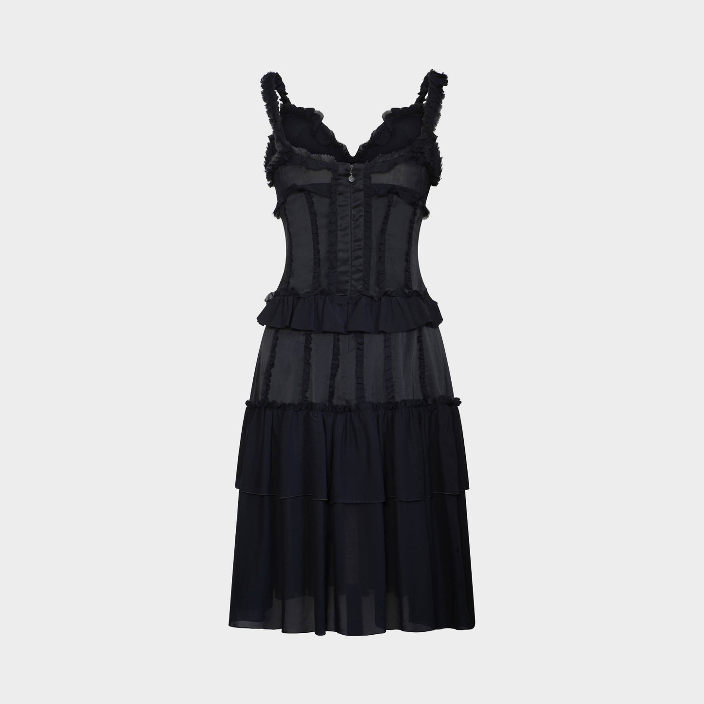 Robe Noir Soie Roberto Cavalli SS 2006