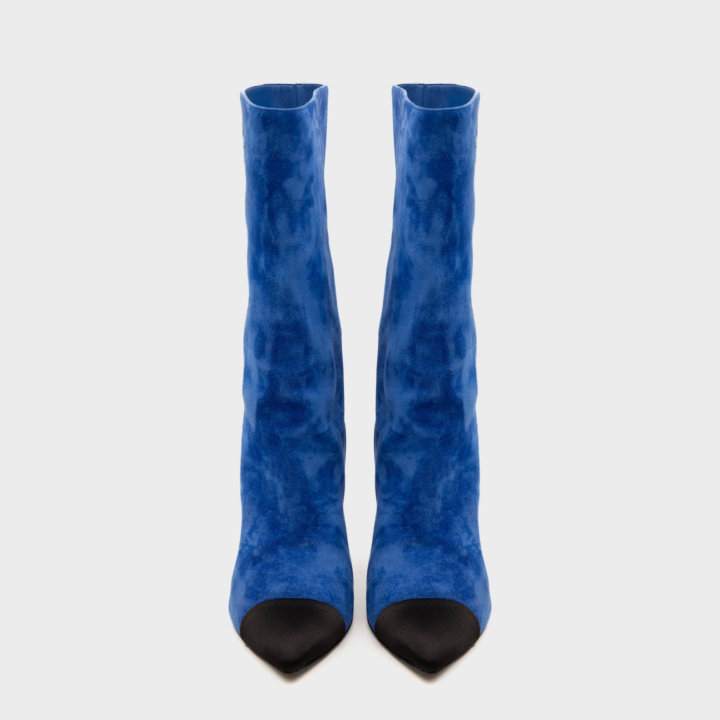 Bottine Daim Bleu Chanel FW 2008 par Karl Lagerfeld