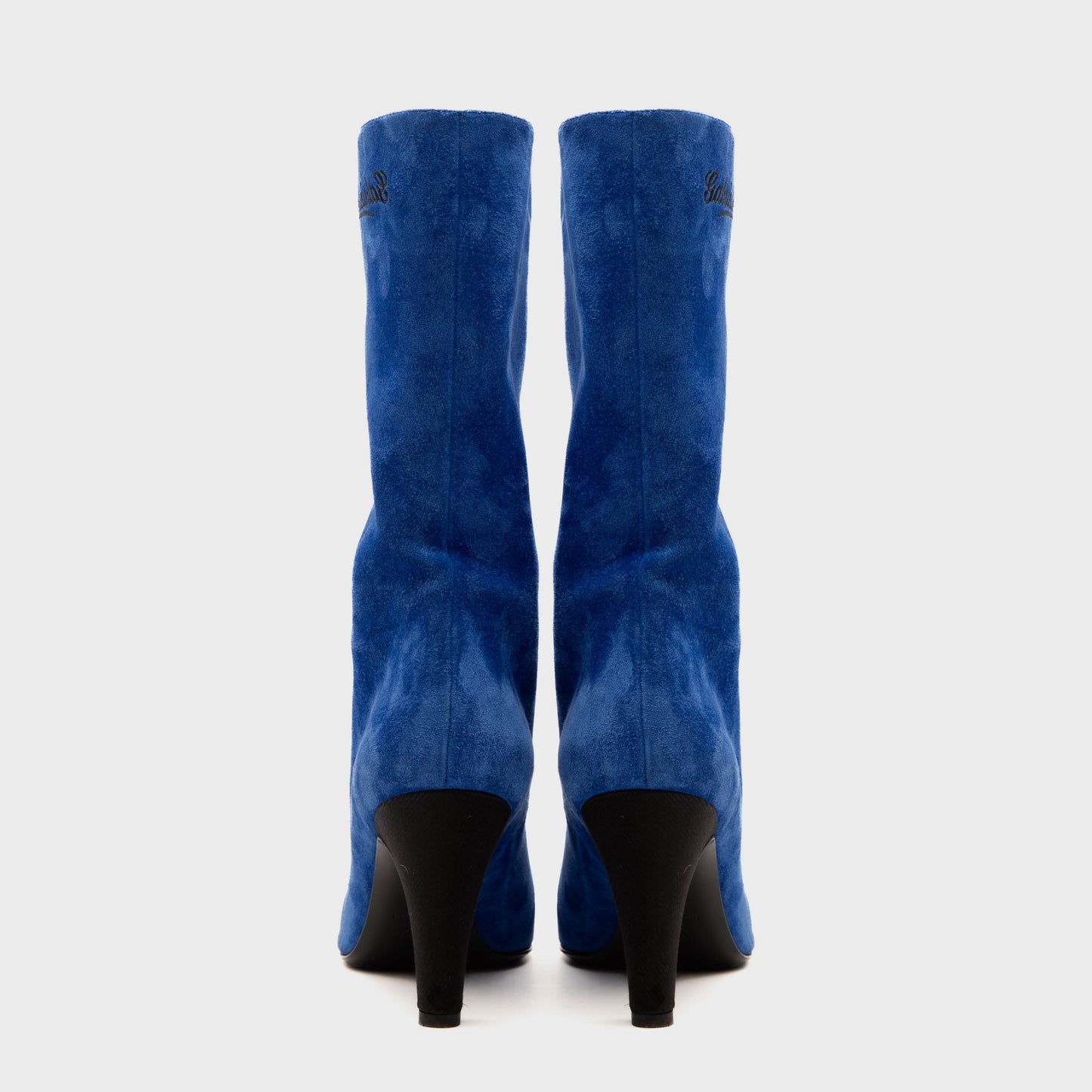 Bottine Daim Bleu Chanel FW 2008 par Karl Lagerfeld