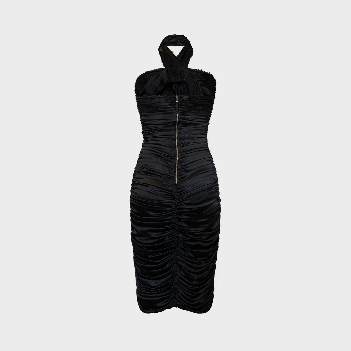 Robe Fourreau Noir Dolce Gabbana 2000