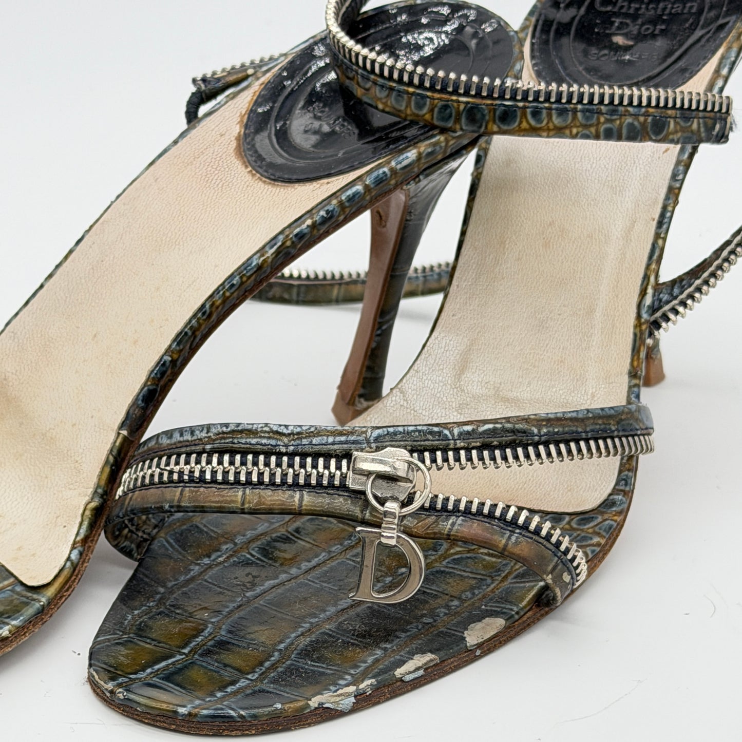 Sandale Reptil Christian Dior SS 2001 par John Galliano