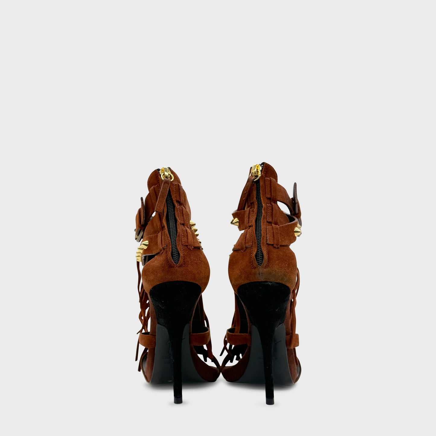 Sandales Daim Marron Giuseppe Zanotti 2000
