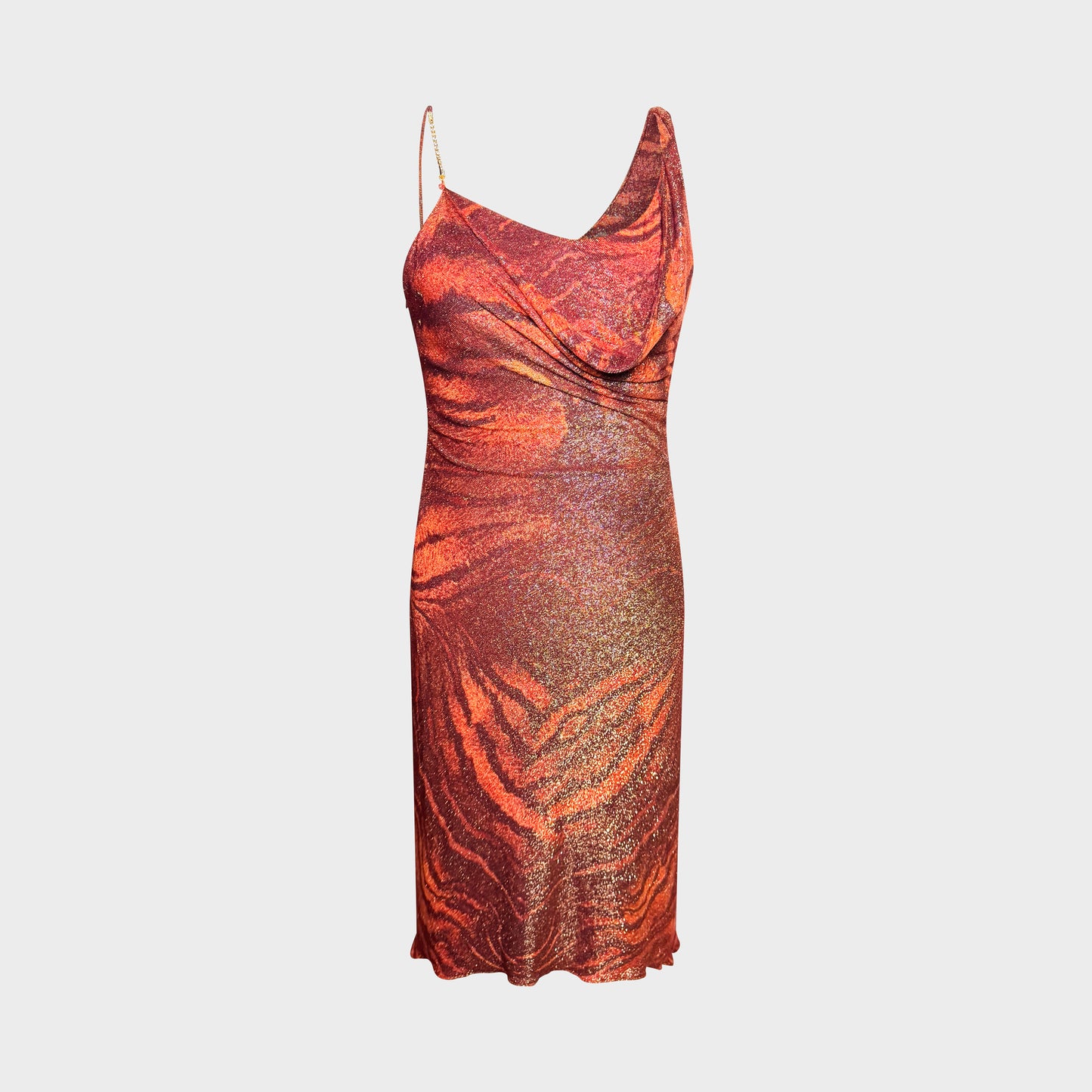 Tiger Shiny Dress Roberto Cavalli SS 2000