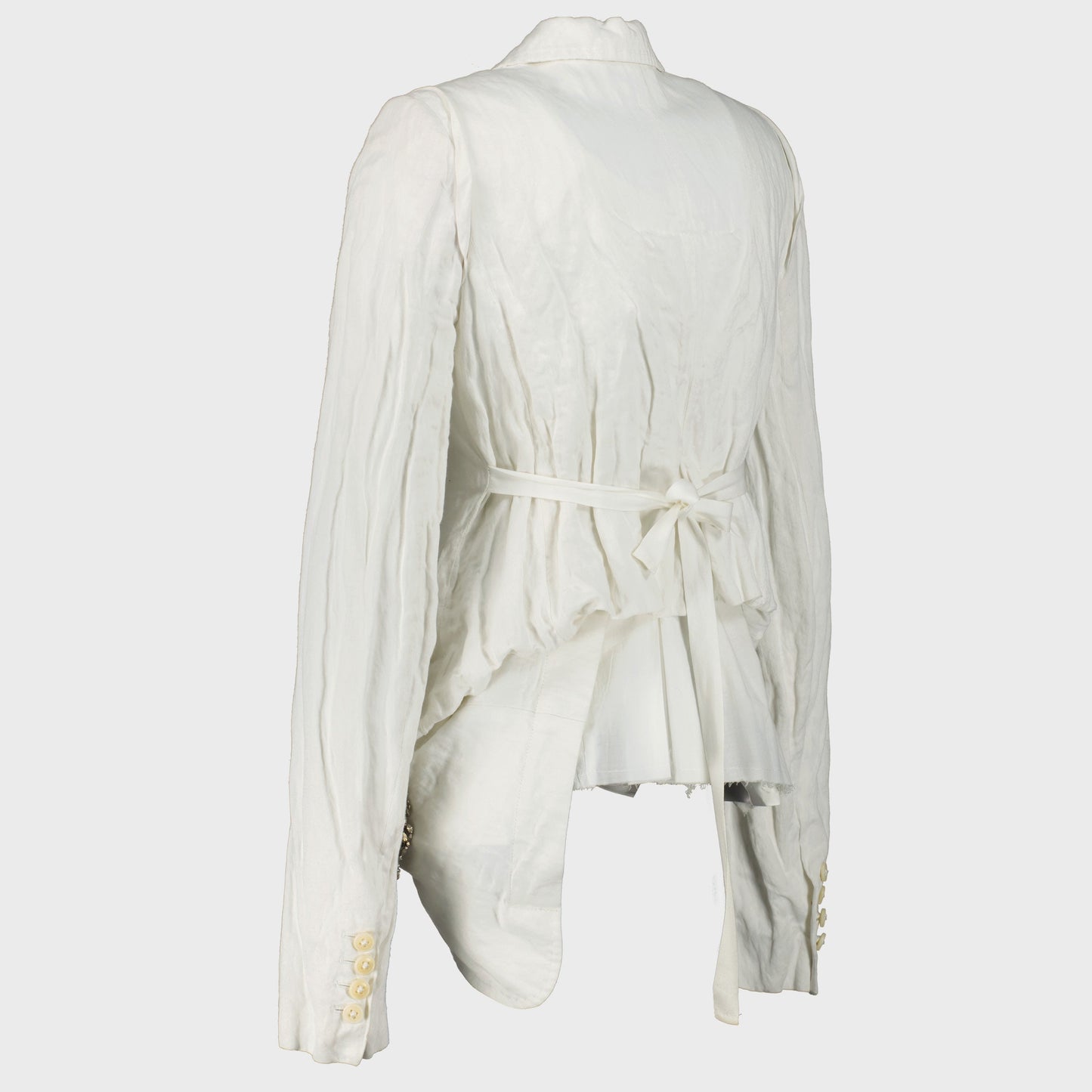 Veste Blanche Destructuré blanche Ann Demeulemeester 1990