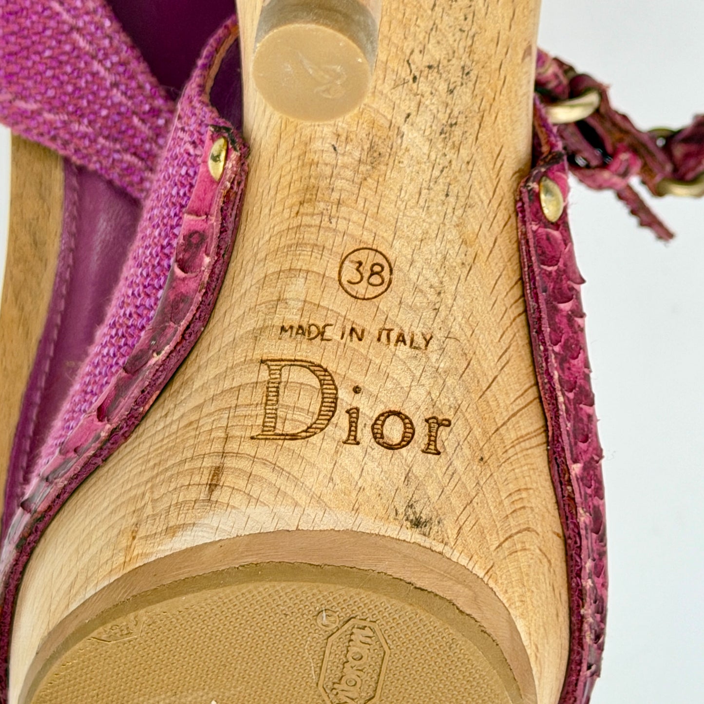 Sandale Rose Christian Dior 2000 par John Galliano