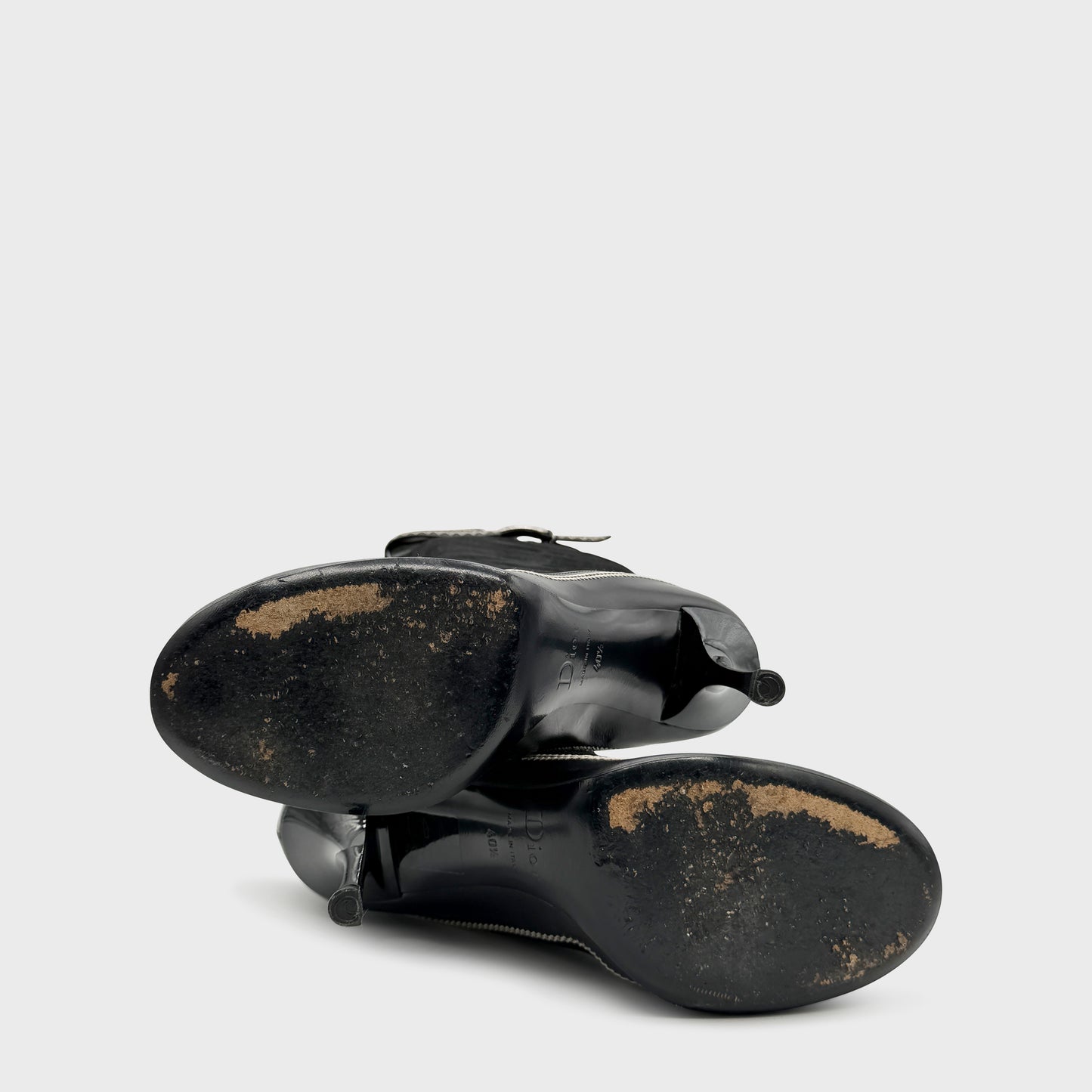 Bottes Daim Noir Christian Dior SS 2005  par John Galliano