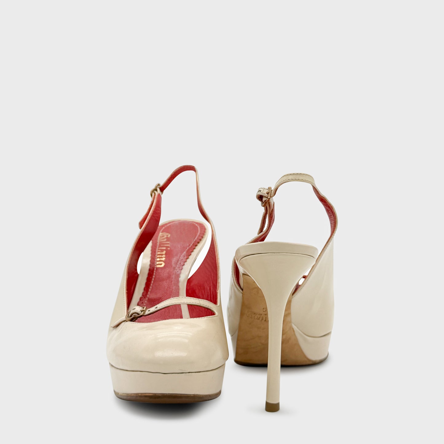 Escarpin Beige John Galliano 2000