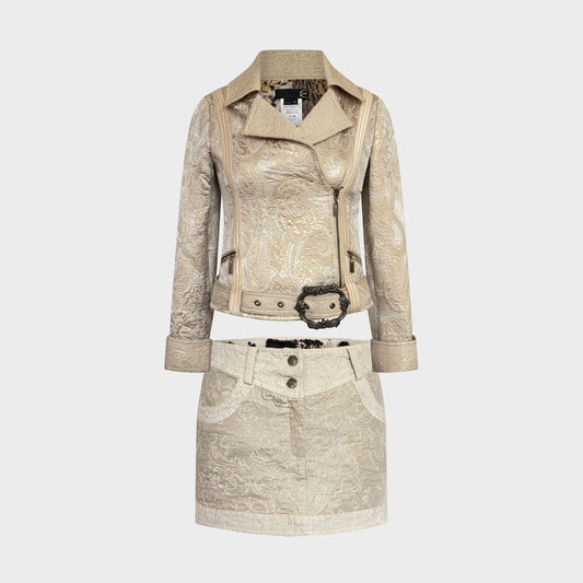 Jacquard Gold Set Roberto Cavalli 2000
