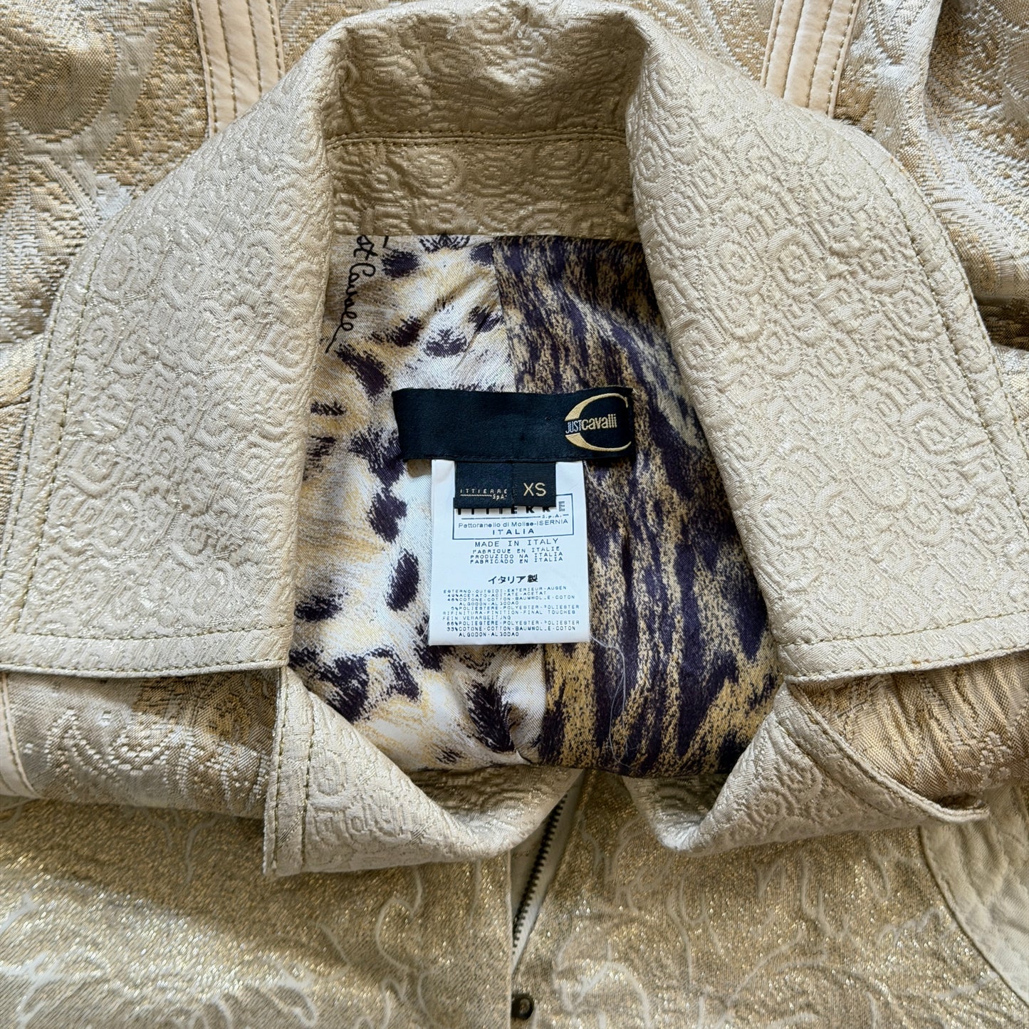Jacquard Gold Set Roberto Cavalli 2000