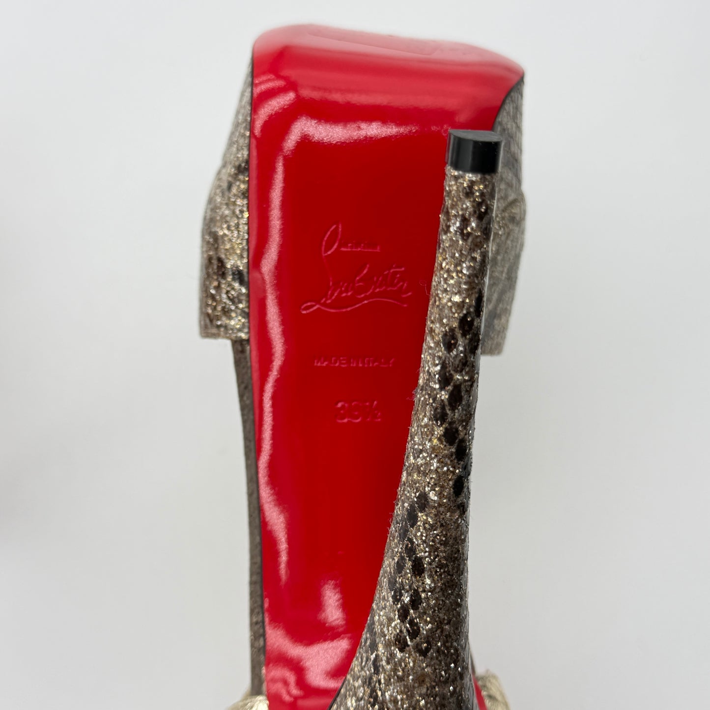 Sandales Python Strass Louboutin 2020