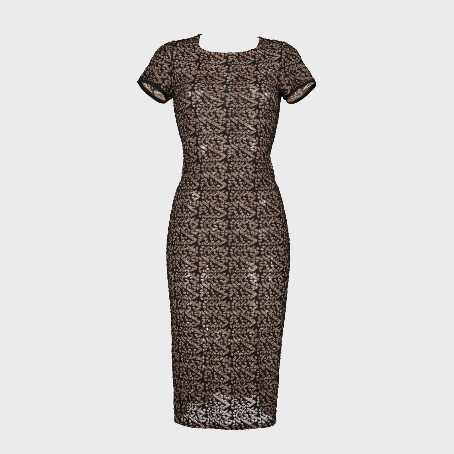 Robe en Dentelle Beige Alaia SS 2011 par Azzedine Alaia