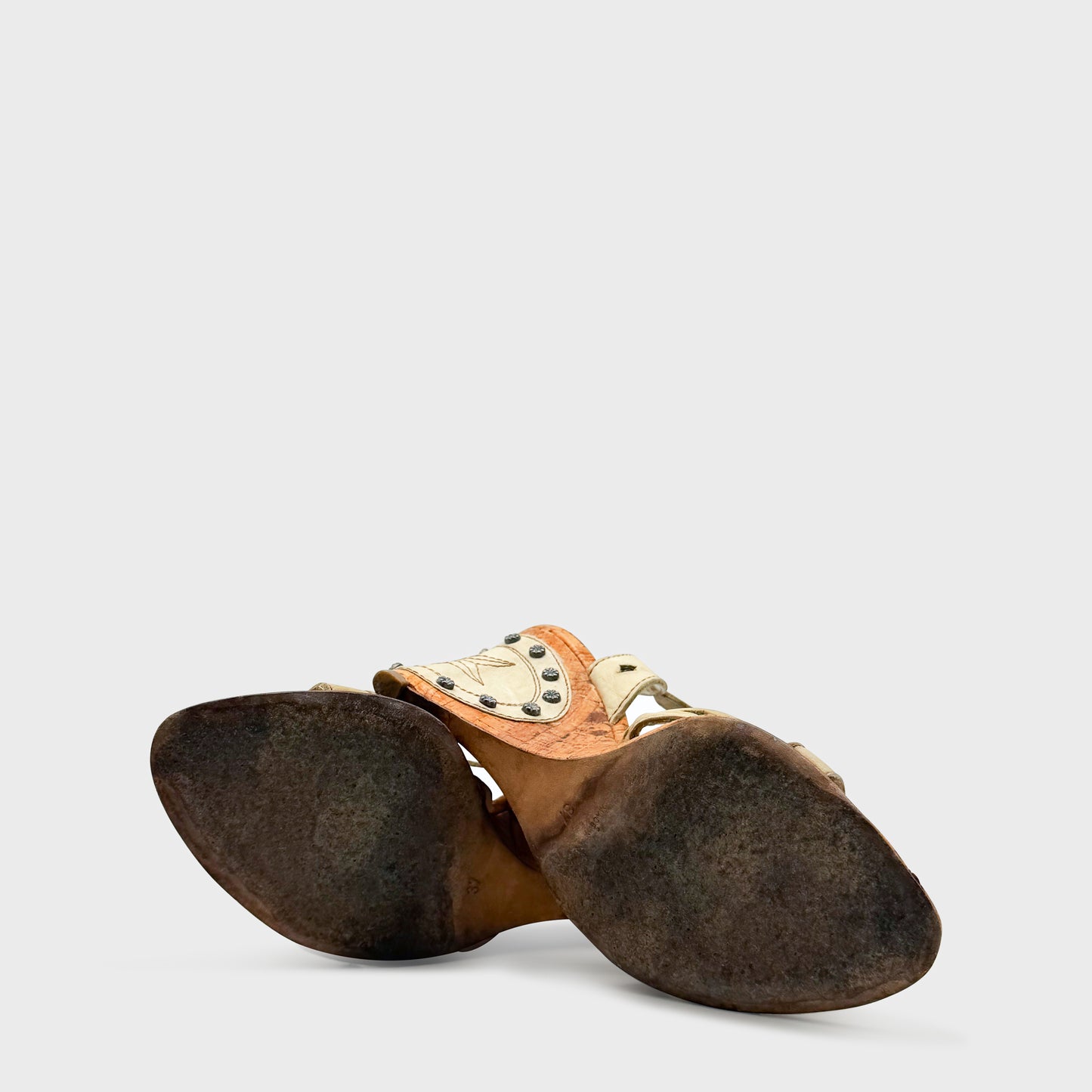 Sandales " Gaucho" Christian Dior SS 2006 par John Galliano