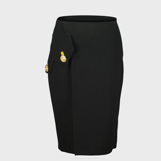 Black Pencil Skirt Versace FW 2011 by Donatella Versace
