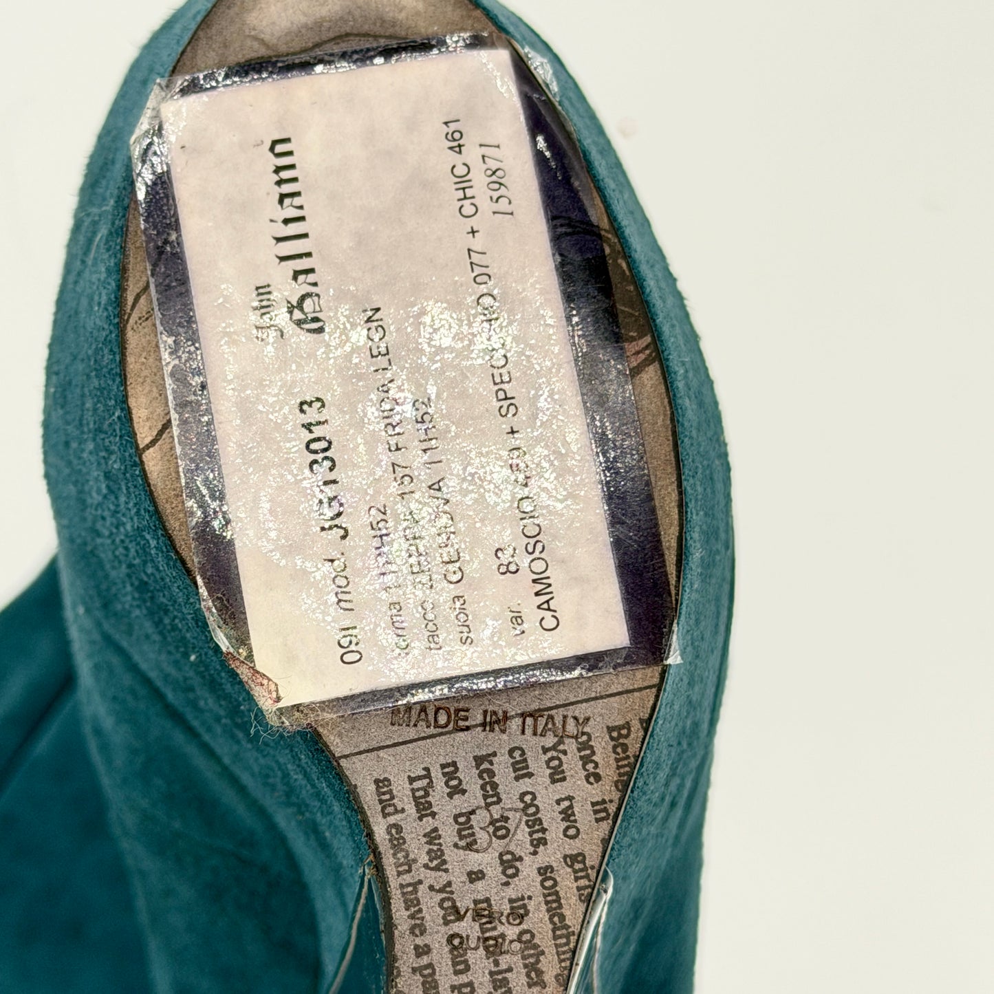 Plateforme Bleu John Galliano FW 2009