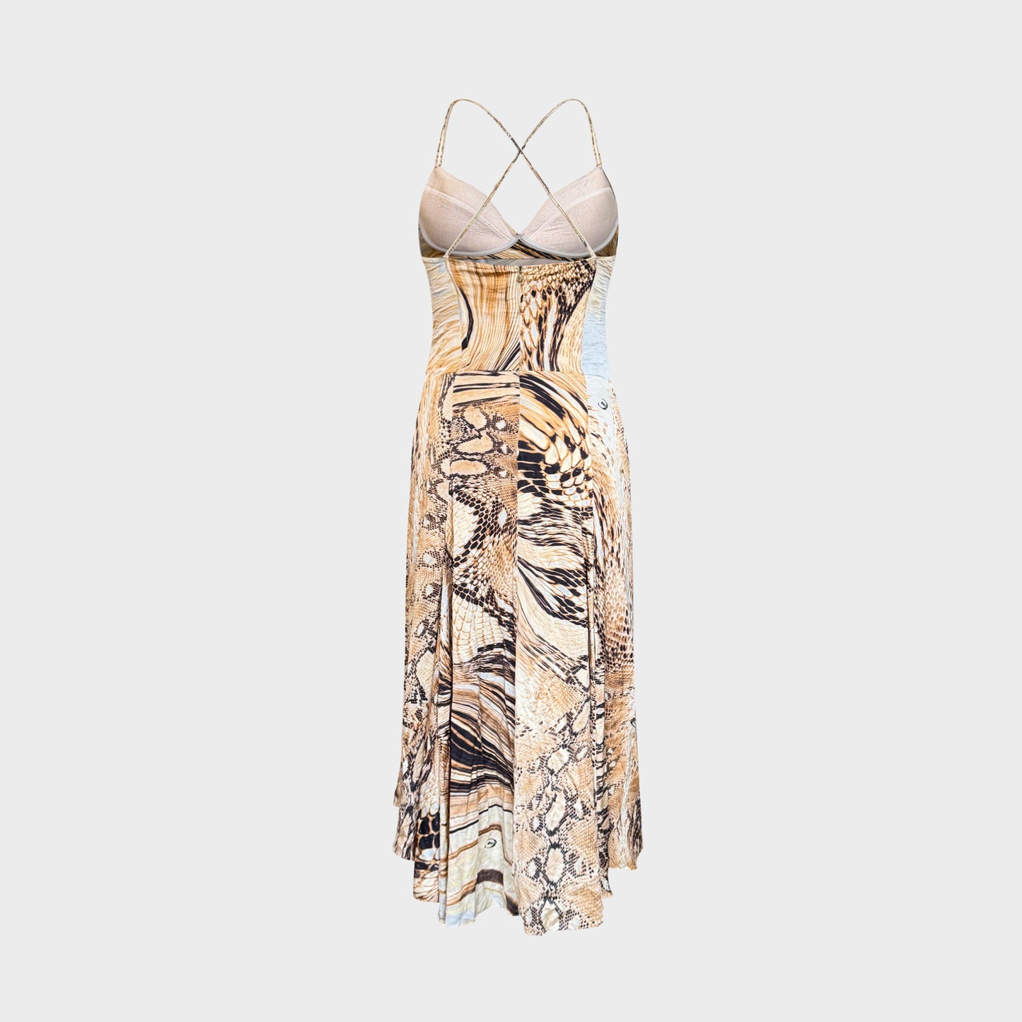 Pythin Print Dress Roberto Cavalli SS 2007