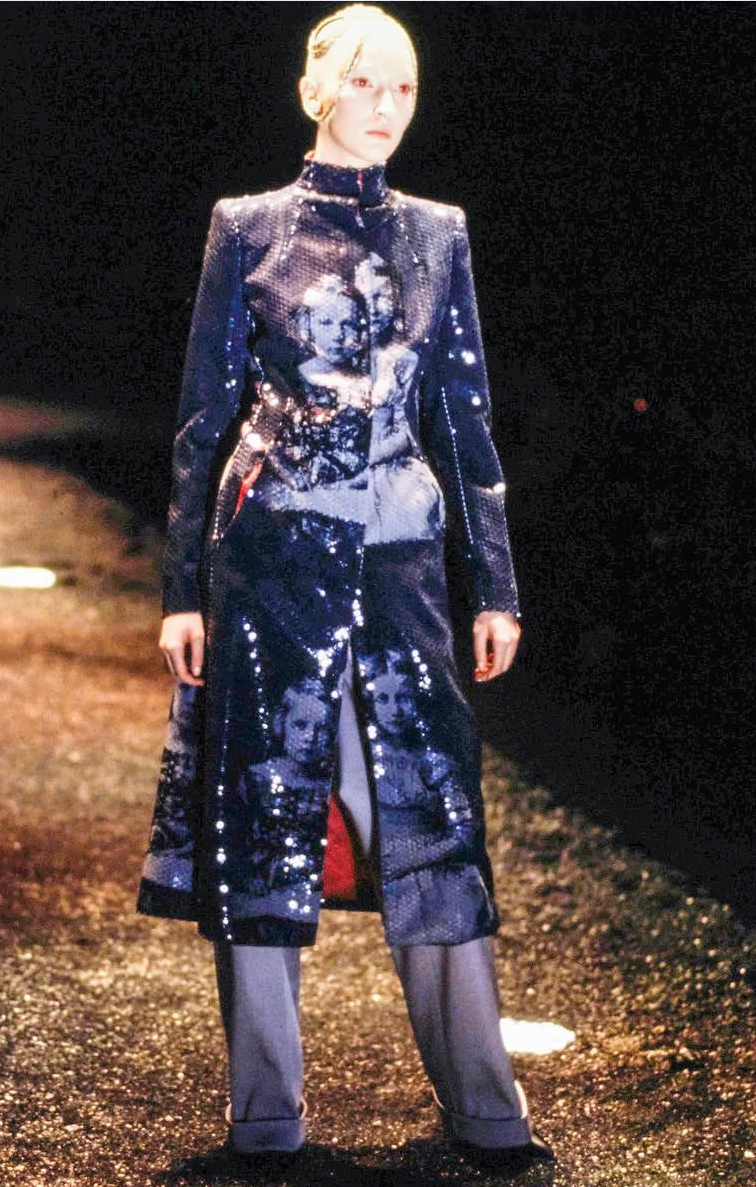 Portrait Sequin Jacket "Romanov" Alexander Mcqueen FW 1998