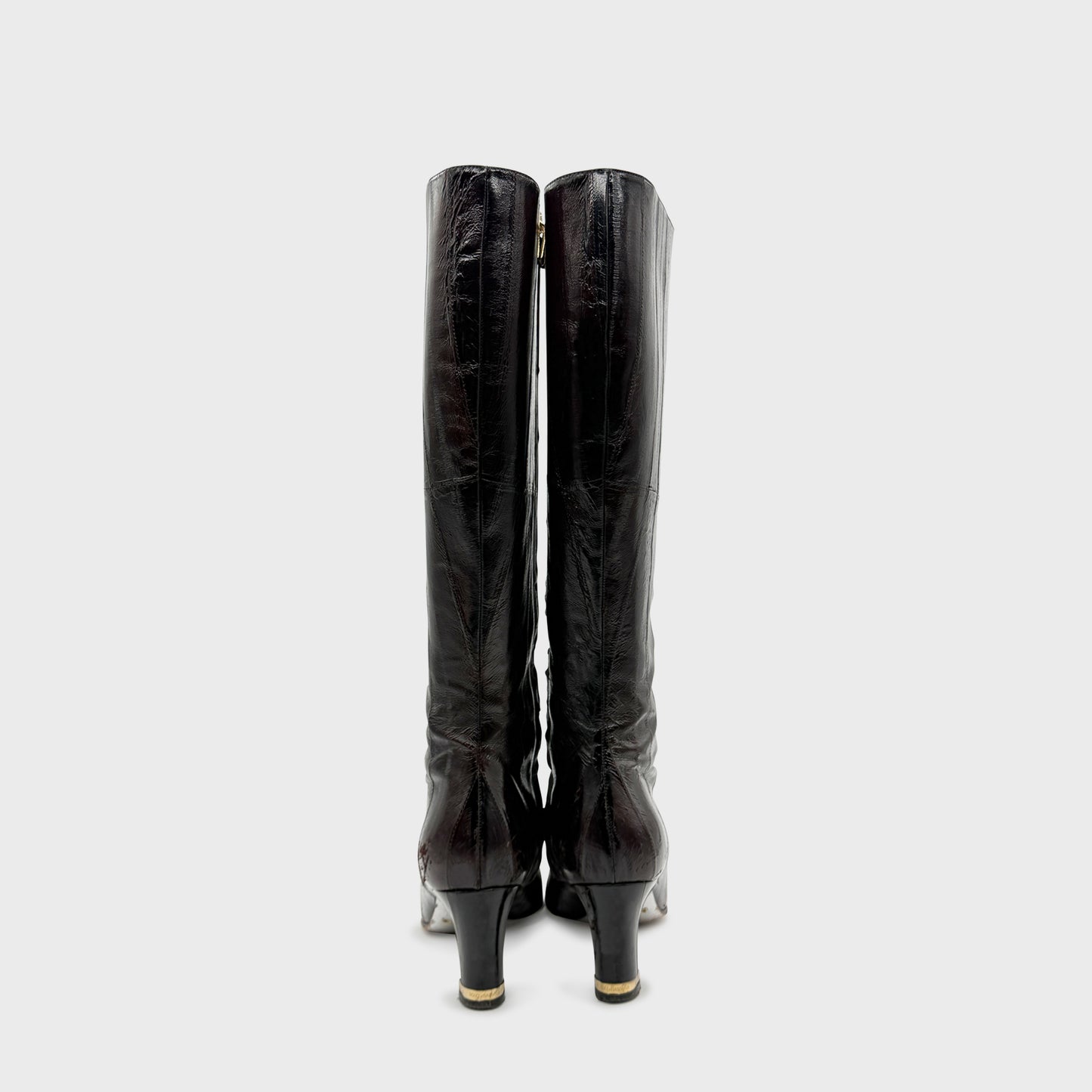 Bottes Marron Anguille Dolce Gabbana 2000
