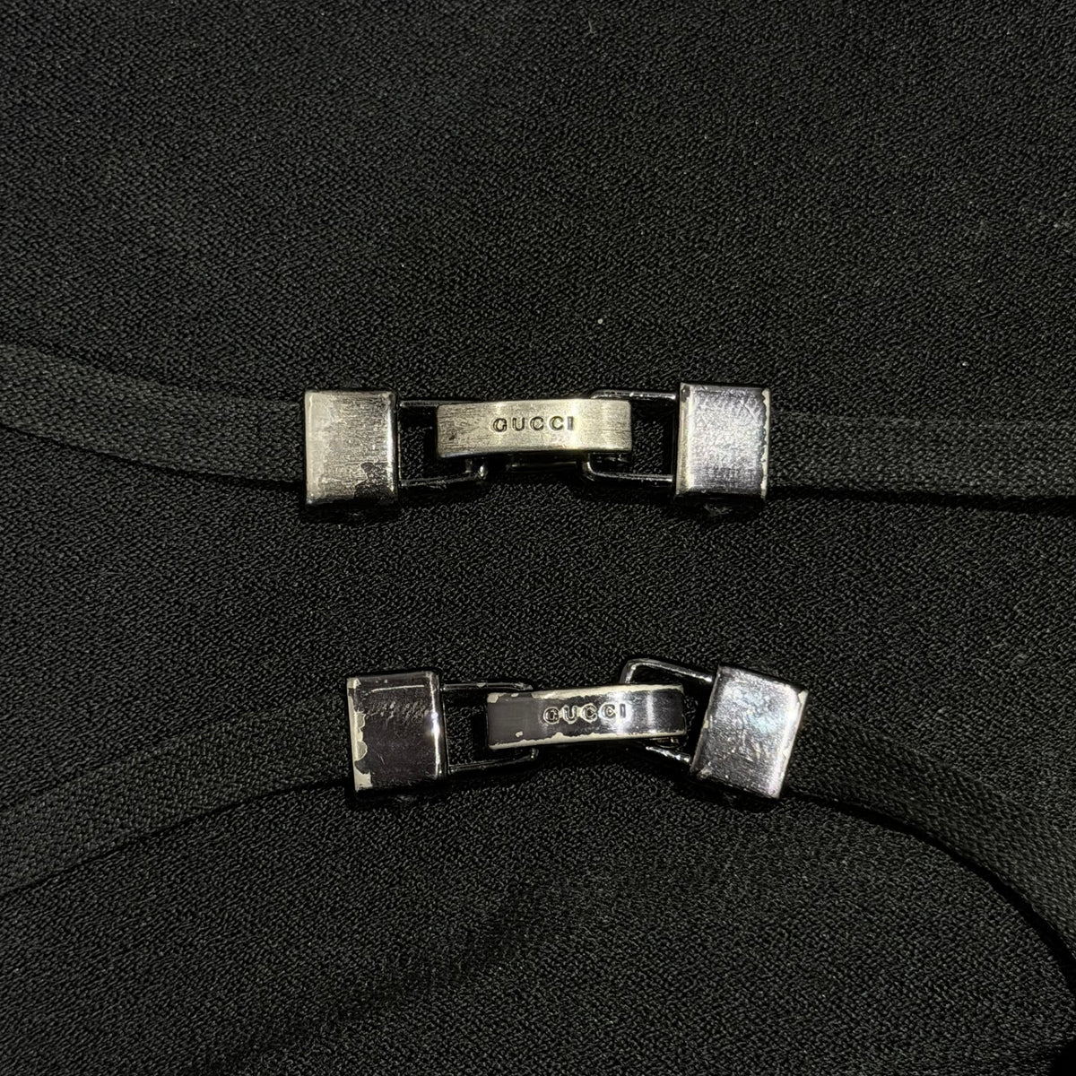 Black Buckled Tank Top Gucci SS 1998 by Tom Ford